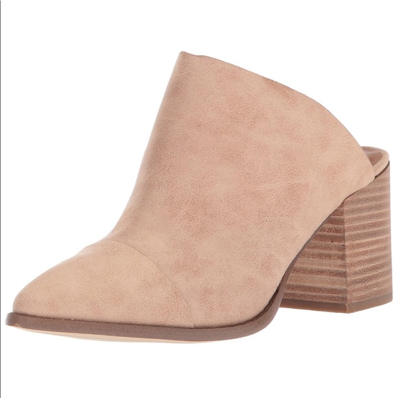 Report tisha block heel mule Clearance